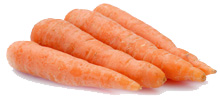 Möhren gewaschen